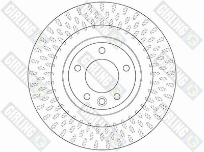 6065285 GIRLING Тормозной диск