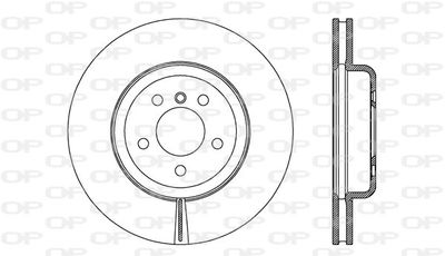 BDR274820 OPEN PARTS Тормозной диск