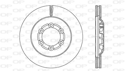 BDA271120 OPEN PARTS Тормозной диск