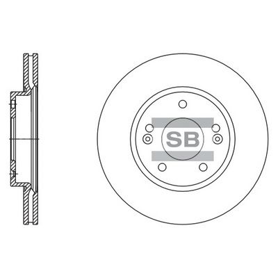 SD1135 Hi-Q Тормозной диск