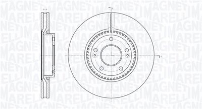 361302040546 MAGNETI MARELLI Тормозной диск