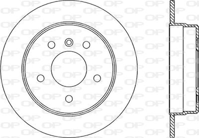 BDA195210 OPEN PARTS Тормозной диск