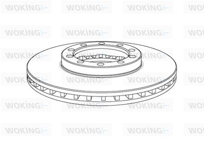 NSA113820 WOKING Тормозной диск
