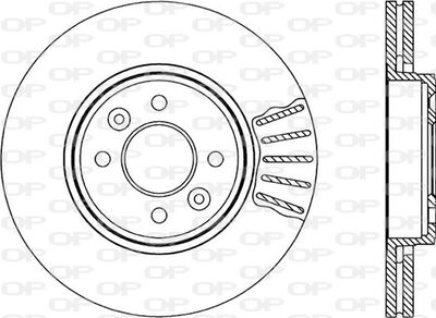 BDA181520 OPEN PARTS Тормозной диск