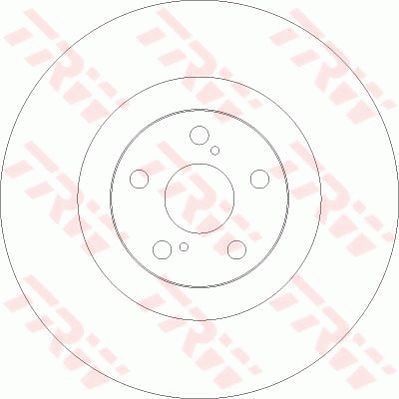 DF4101 TRW Тормозной диск
