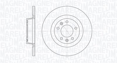 361302040105 MAGNETI MARELLI Тормозной диск
