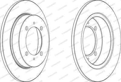 WGR08861 WAGNER Тормозной диск