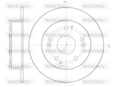 D6114700 WOKING Тормозной диск