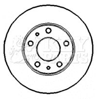 KBD4414 KEY PARTS Тормозной диск