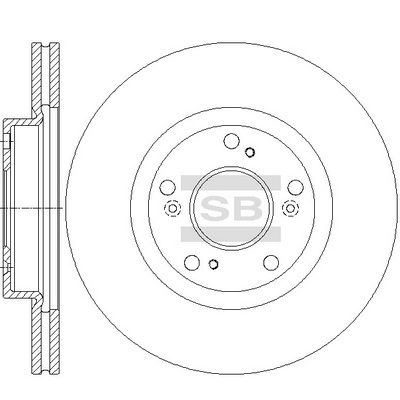 SD4135 Hi-Q Тормозной диск