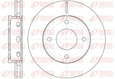 668010 REMSA Тормозной диск