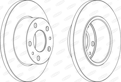 BCR195A BERAL Тормозной диск