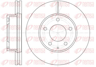 693610 REMSA Тормозной диск