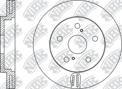 RN1162 NiBK Тормозной диск