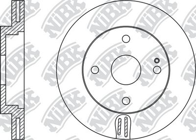 RN1512 NiBK Тормозной диск