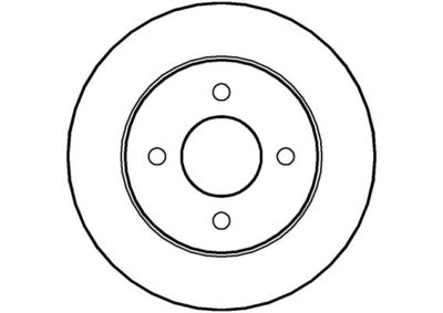NBD1024 NATIONAL Тормозной диск