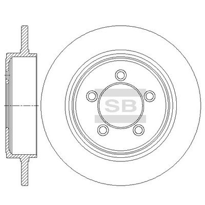 SD5318 Hi-Q Тормозной диск