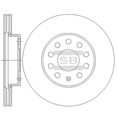 SD5410 Hi-Q Тормозной диск