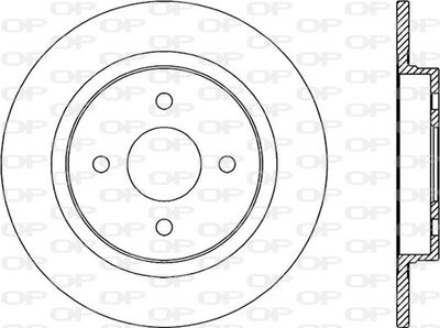 BDA234610 OPEN PARTS Тормозной диск