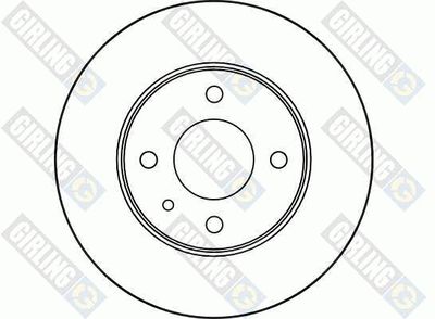 6017513 GIRLING Тормозной диск