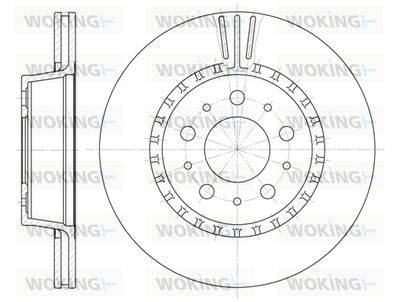 D632510 WOKING Тормозной диск