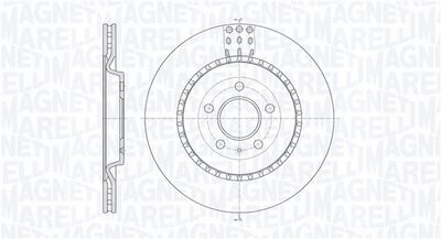 361302040776 MAGNETI MARELLI Тормозной диск