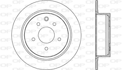 BDR264710 OPEN PARTS Тормозной диск