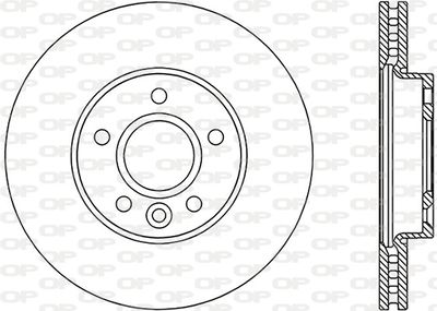 BDR269120 OPEN PARTS Тормозной диск