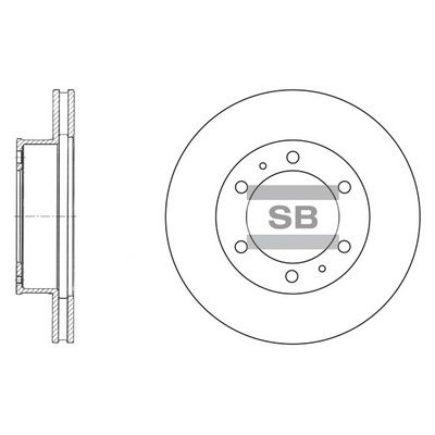 SD4011 Hi-Q Тормозной диск