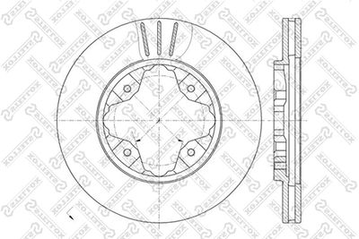 60209941VSX STELLOX Тормозной диск