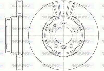 D650910 WOKING Тормозной диск