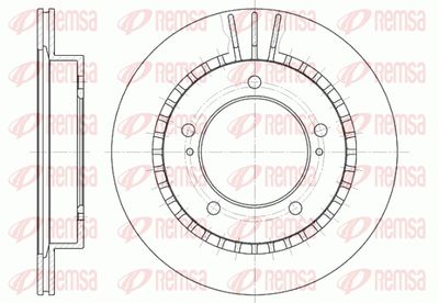 649210 REMSA Тормозной диск