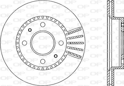 BDR170720 OPEN PARTS Тормозной диск