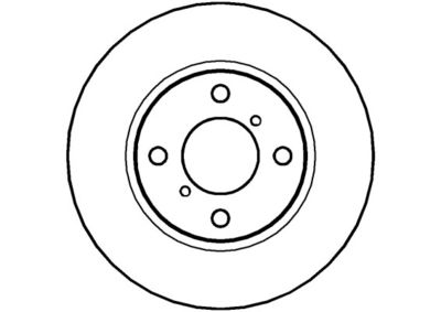 NBD1117 NATIONAL Тормозной диск
