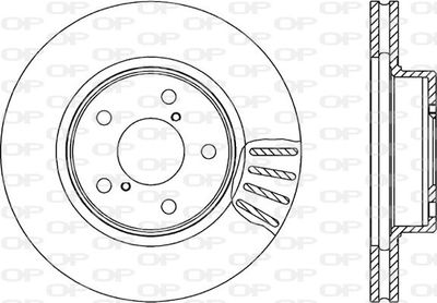 BDR149120 OPEN PARTS Тормозной диск