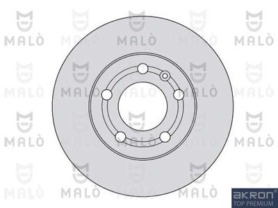 1110163 AKRON-MALÒ Тормозной диск