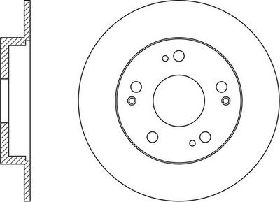 FR0712 FIT Тормозной диск