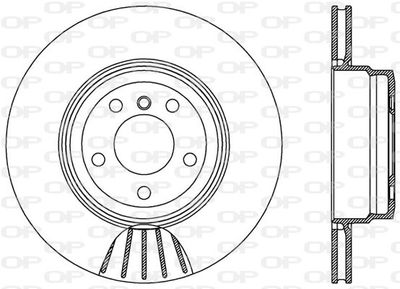 BDR254520 OPEN PARTS Тормозной диск