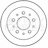 KBD4609 KEY PARTS Тормозной диск