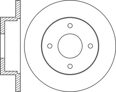 FR0151 FIT Тормозной диск