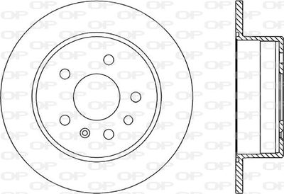 BDR140810 OPEN PARTS Тормозной диск