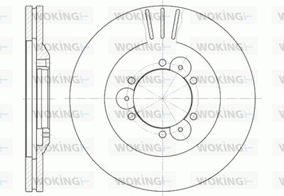 D656010 WOKING Тормозной диск