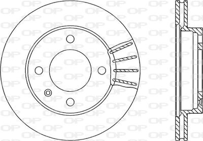 BDR115820 OPEN PARTS Тормозной диск