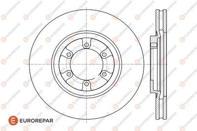 1622812180 EUROREPAR Тормозной диск