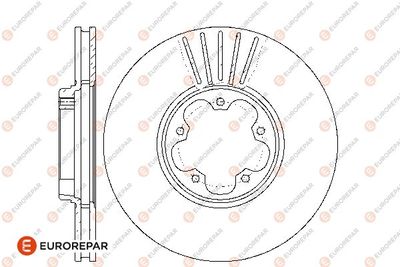 1667862180 EUROREPAR Тормозной диск