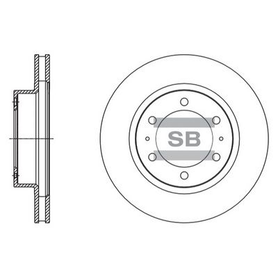 SD4098 Hi-Q Тормозной диск