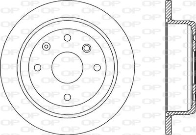 BDA202510 OPEN PARTS Тормозной диск