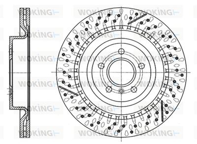 D6174410 WOKING Тормозной диск