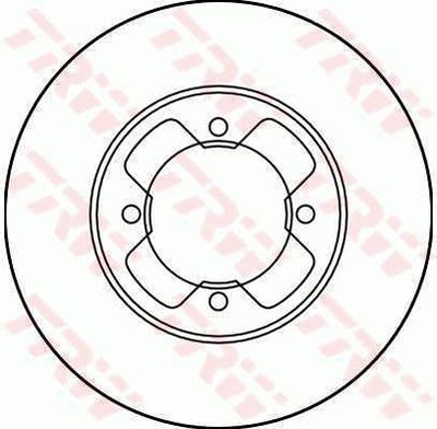 DF1951 TRW Тормозной диск