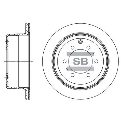 SD4612 Hi-Q Тормозной диск